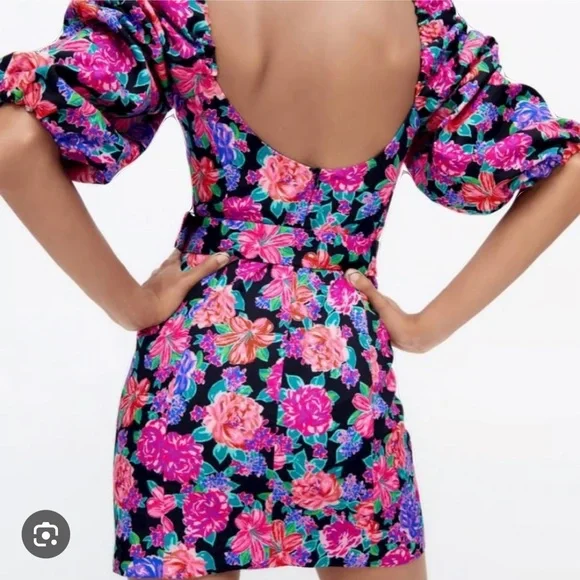 Zara floral print dress - Picture 2 of 5